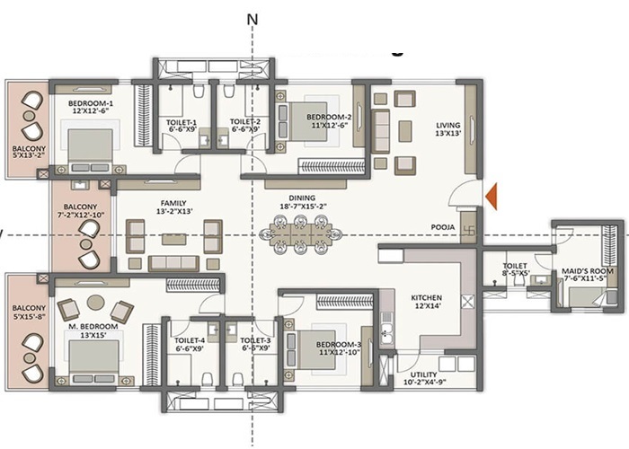 Featured Image of 4 BHK Apartments in Bangalore